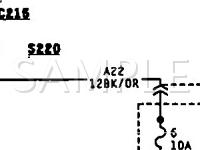 1995 Dodge B2500 VAN  3.9 V6 GAS Wiring Diagram