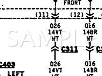 1995 Dodge Stratus  2.4 L4 GAS Wiring Diagram