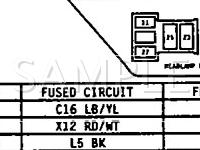 1995 Chrysler LHS  3.5 V6 GAS Wiring Diagram