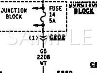 1995 Chrysler Intrepid  3.3 V6 GAS Wiring Diagram