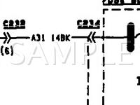 1995 Dodge Dakota  2.5 L4 GAS Wiring Diagram