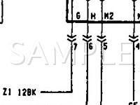 1995 Plymouth Acclaim  3.0 V6 GAS Wiring Diagram