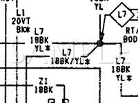 1995 Plymouth Acclaim  2.5 L4 GAS Wiring Diagram