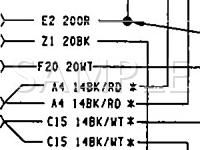 1995 Plymouth Acclaim  2.5 L4 GAS Wiring Diagram