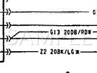 1995 Dodge Spirit  3.0 V6 GAS Wiring Diagram