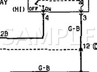 1995 Dodge Stealth  3.0 V6 GAS Wiring Diagram