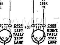 1996 Eagle Vision ESI 3.5 V6 GAS Wiring Diagram