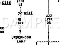 1996 Dodge Dakota  5.2 V8 CNG Wiring Diagram