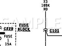 1996 Dodge Neon Highline 2.0 L4 GAS Wiring Diagram