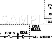 1996 Dodge RAM 2500 Pickup  5.9 V8 GAS Wiring Diagram
