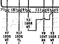 1996 Dodge B2500 VAN Sportsman 5.2 V8 GAS Wiring Diagram