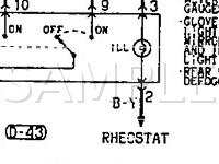 1996 Dodge Stealth R/T 3.0 V6 GAS Wiring Diagram