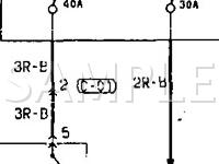 1996 Dodge Stealth R/T 3.0 V6 GAS Wiring Diagram