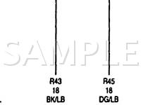 1997 Chrysler Cirrus LX 2.4 L4 GAS Wiring Diagram