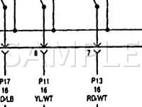 1997 Chrysler Cirrus LXI 2.4 L4 GAS Wiring Diagram