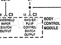 1997 Dodge Intrepid  3.3 V6 GAS Wiring Diagram