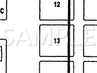 1997 Dodge B2500 VAN  5.9 V8 GAS Wiring Diagram