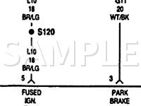 1997 Dodge RAM 2500 Pickup  8.0 V10 GAS Wiring Diagram