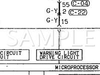 1998 Dodge Avenger ES 2.0 L4 GAS Wiring Diagram