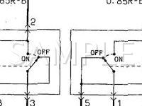 1998 Dodge Avenger ES 2.5 V6 GAS Wiring Diagram