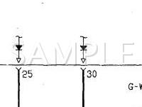 1998 Dodge Avenger  2.5 V6 GAS Wiring Diagram