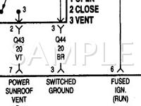 1998 Plymouth Breeze  2.4 L4 GAS Wiring Diagram