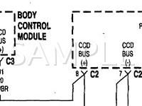 1998 Dodge Stratus ES 2.4 L4 GAS Wiring Diagram