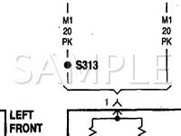 1998 Dodge Intrepid  2.7 V6 GAS Wiring Diagram