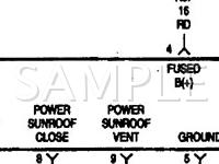 1998 Dodge Intrepid  2.7 V6 GAS Wiring Diagram