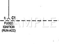 1998 Dodge B2500 VAN  5.9 V8 GAS Wiring Diagram