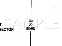 1998 Dodge B2500 VAN  5.9 V8 GAS Wiring Diagram