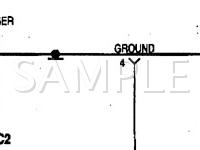 1998 Dodge RAM 1500 Pickup  5.9 V8 GAS Wiring Diagram