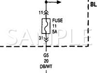 1999 Dodge Neon  2.0 L4 GAS Wiring Diagram