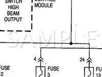 1999 Chrysler Sebring JX 2.5 V6 GAS Wiring Diagram