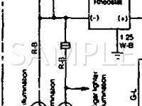 1991 Daihatsu Charade SE 1.3 L4 GAS Wiring Diagram