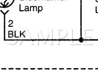 2000 Daewoo Lanos  1.6 L4 GAS Wiring Diagram