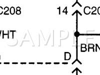 1999 Daewoo Leganza  2.2 L4 GAS Wiring Diagram