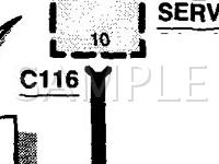 1998 Ford Windstar  3.0 V6 GAS Wiring Diagram