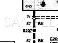 1998 Lincoln Town CAR Signature 4.6 V8 GAS Wiring Diagram