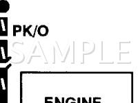 1998 Ford F-250 Pickup  4.6 V8 GAS Wiring Diagram