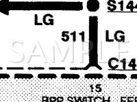 1998 Ford F-150 Pickup  5.4 V8 GAS Wiring Diagram