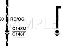2000 Mercury Mountaineer  5.0 V8 GAS Wiring Diagram