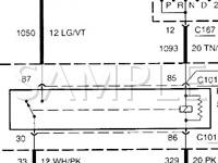 2000 Mercury Sable  3.0 V6 GAS Wiring Diagram
