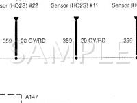 2000 Mercury Sable  3.0 V6 GAS Wiring Diagram