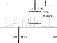 2000 Ford Taurus  3.0 V6 FLEX Wiring Diagram