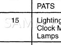 2000 Mercury Grand Marquis  4.6 V8 GAS Wiring Diagram