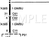 2000 Ford Focus LE 2.0 L4 GAS Wiring Diagram