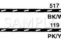 2000 Ford F-350 Super Duty Pickup  5.4 V8 GAS Wiring Diagram