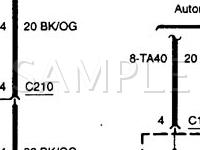 2000 Lincoln LS  3.9 V8 GAS Wiring Diagram