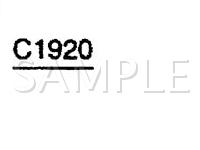 2000 Ford Contour SVT 2.5 V6 GAS Wiring Diagram